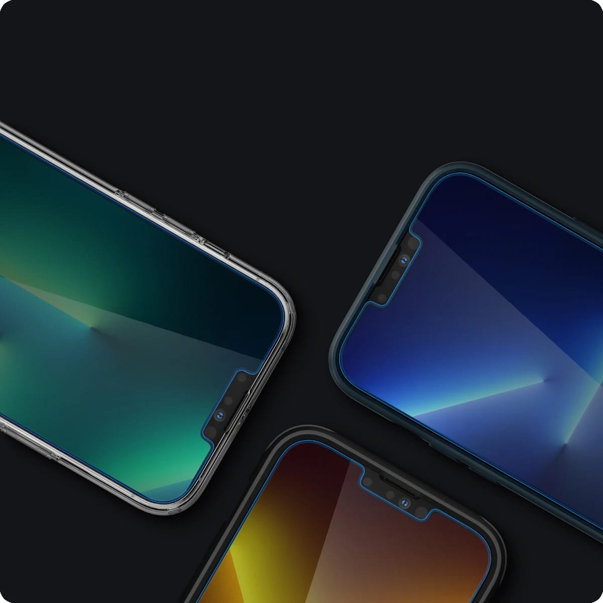 Szkło hartowane Spigen Glas.tr Slim Case Friendly Privacy 1-Pack dla iPhone 13 Pro Max